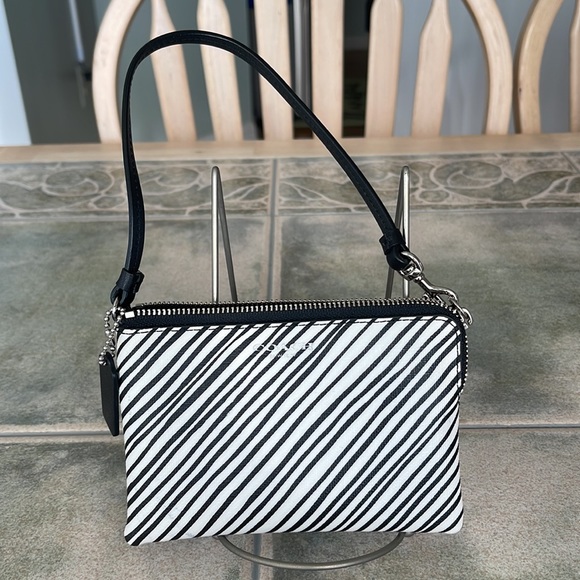 Coach Rehab zebra print wristlet - Picture 7 of 9